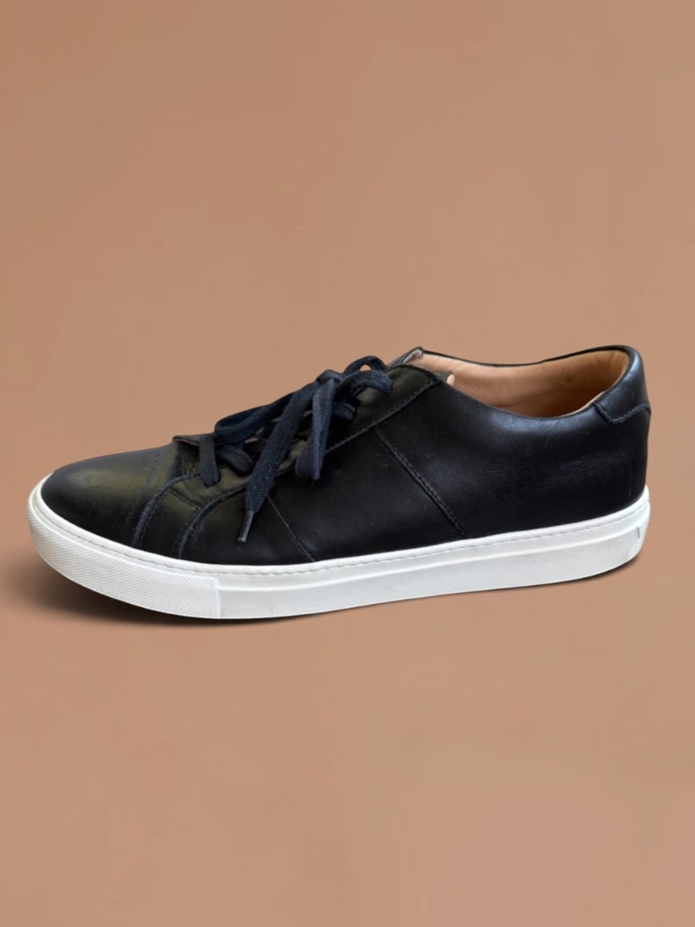GREATS BROOKLYN Black Royale Leather Luxury Sneakers Size 12